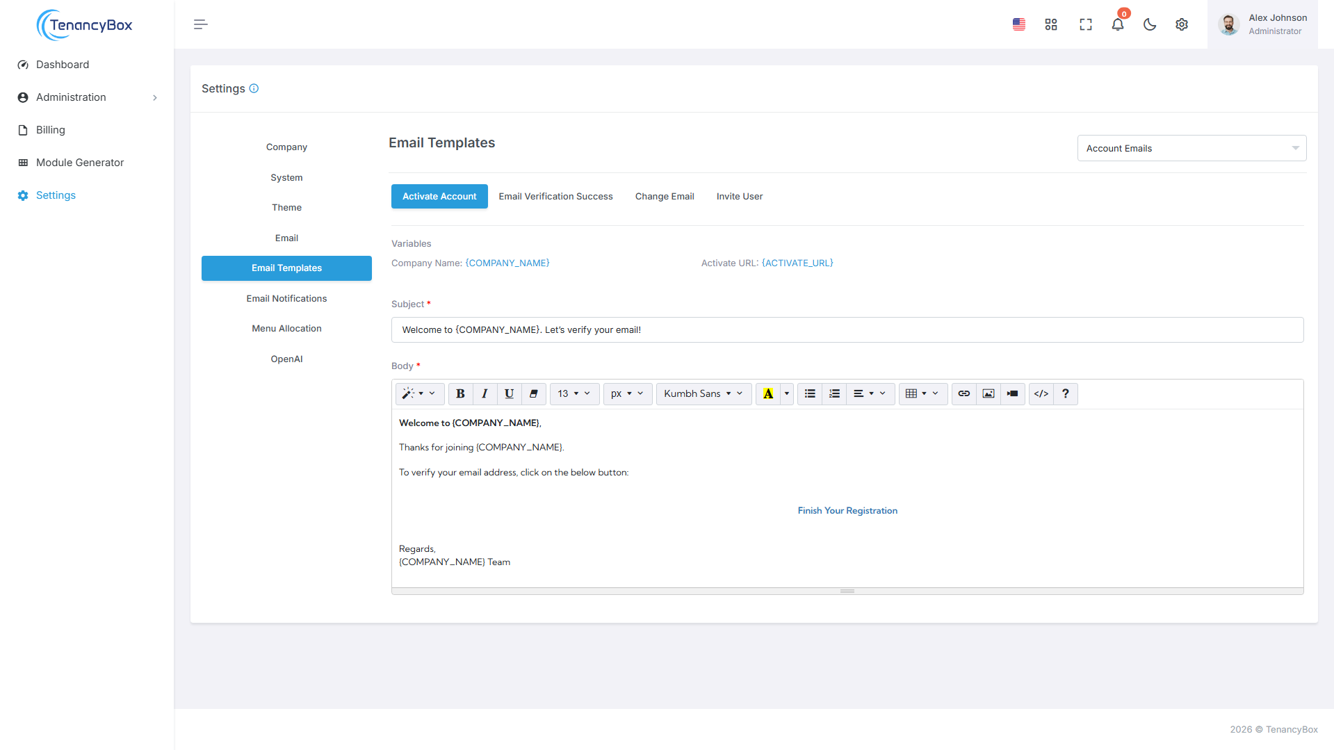 Email Templates