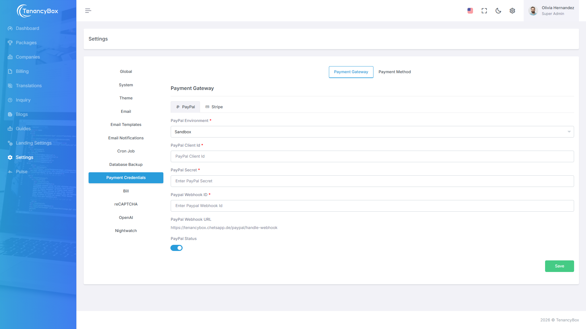 Payment Credentials