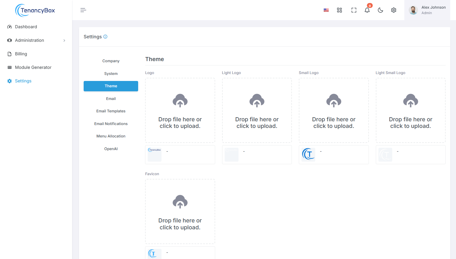 Theme Settings
