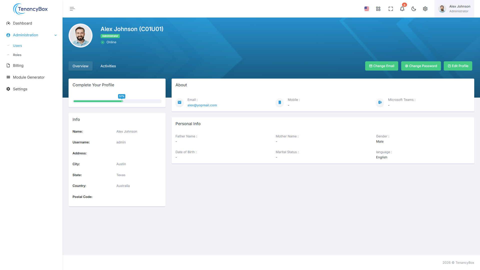 User Profile
