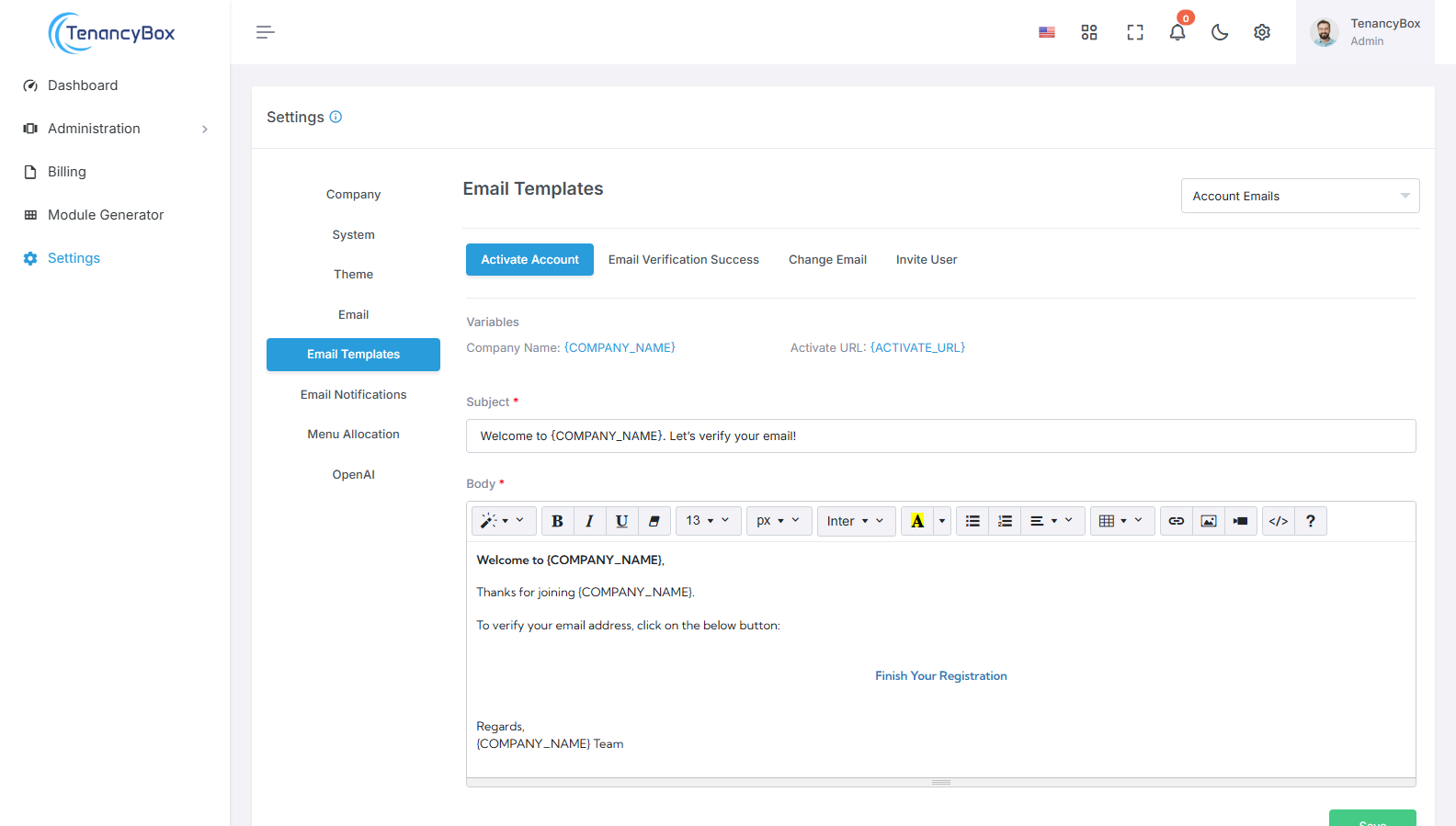 How To Configure Different Settings