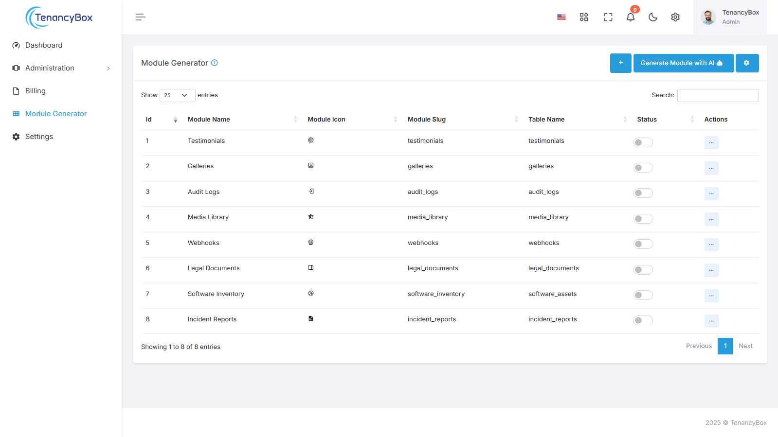 How To Create A New Module?